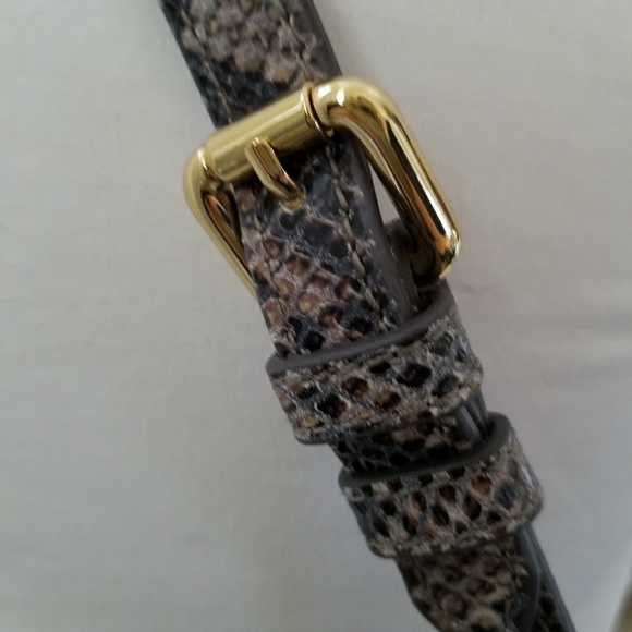 G.I.L.I  Black Python Saddle Bag - Picture 5 of 7